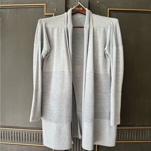Blue-Gray LuluLemon Shawl Collar Cardigan